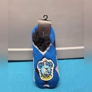 Harry Potter Ravenclaw Argyle Logo Adult Slipper Socks